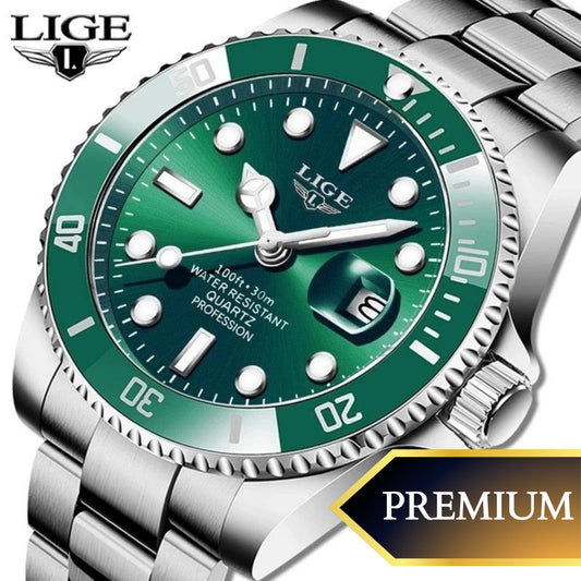 relogio de luxo, relogio moderno, relogio masculino, relogio dourado, relogio minimalista, relogio estiloso, relogio a prova dagua, lige, relogio rolex, relogio esportivo